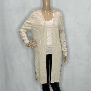 ALYA RIBBED LONG KNIT CARDIGAN